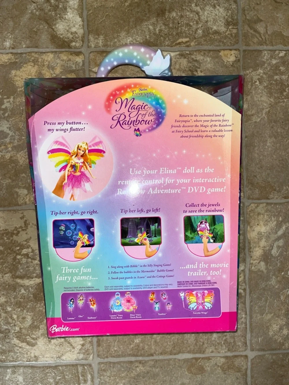 NWT Barbie Rainbow Adventure Fairytopia Doll & Fainbow Adventures DVD game - Picture 5 of 10